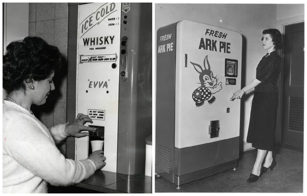 Автомат с духами. Вендинговый аппарат ретро. Автоматы прошлого. Торговые автоматы США прошлый век. Торговые автоматы 1970 США.