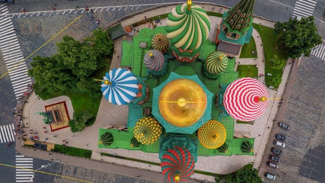 Потрясающие достопримечательности мира с высоты птичьего полёта