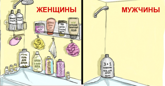 10 отличий женщин от мужчин