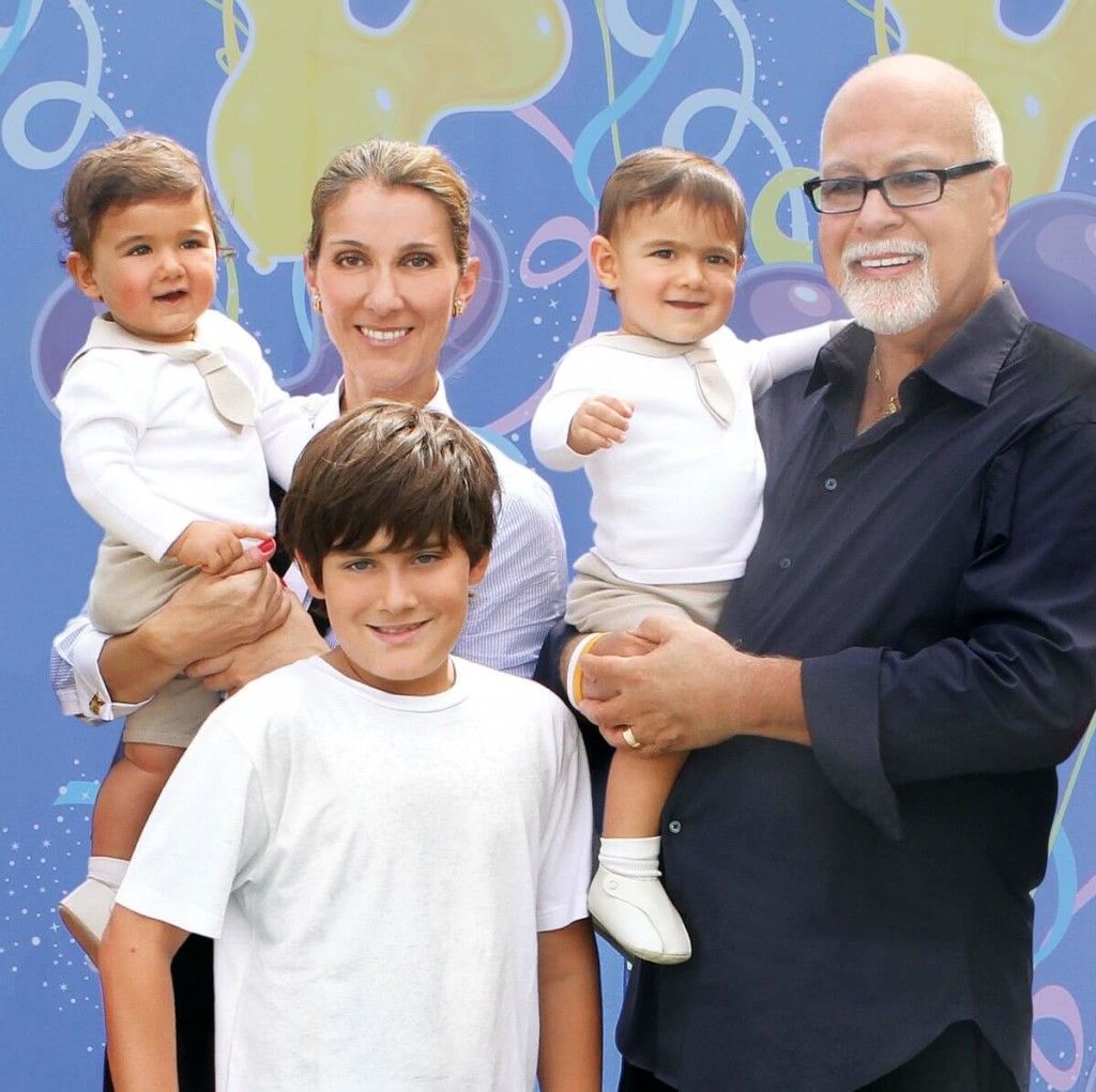 Céline-Her-Husband-René-Angélil-and-Thier-Sons-René-Charles-and-Twins-Eddy-and-Nelson. (1)