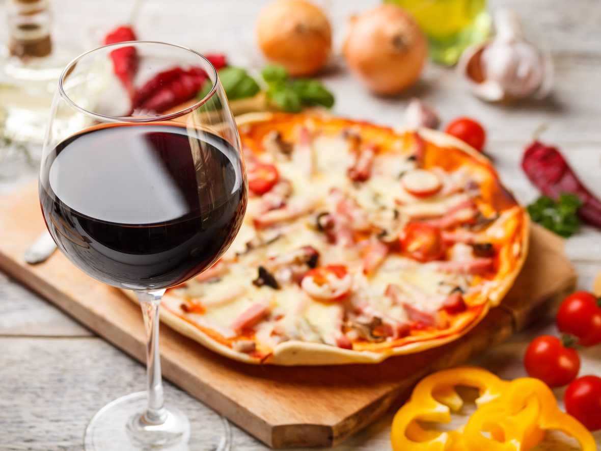 wine-and-pizza