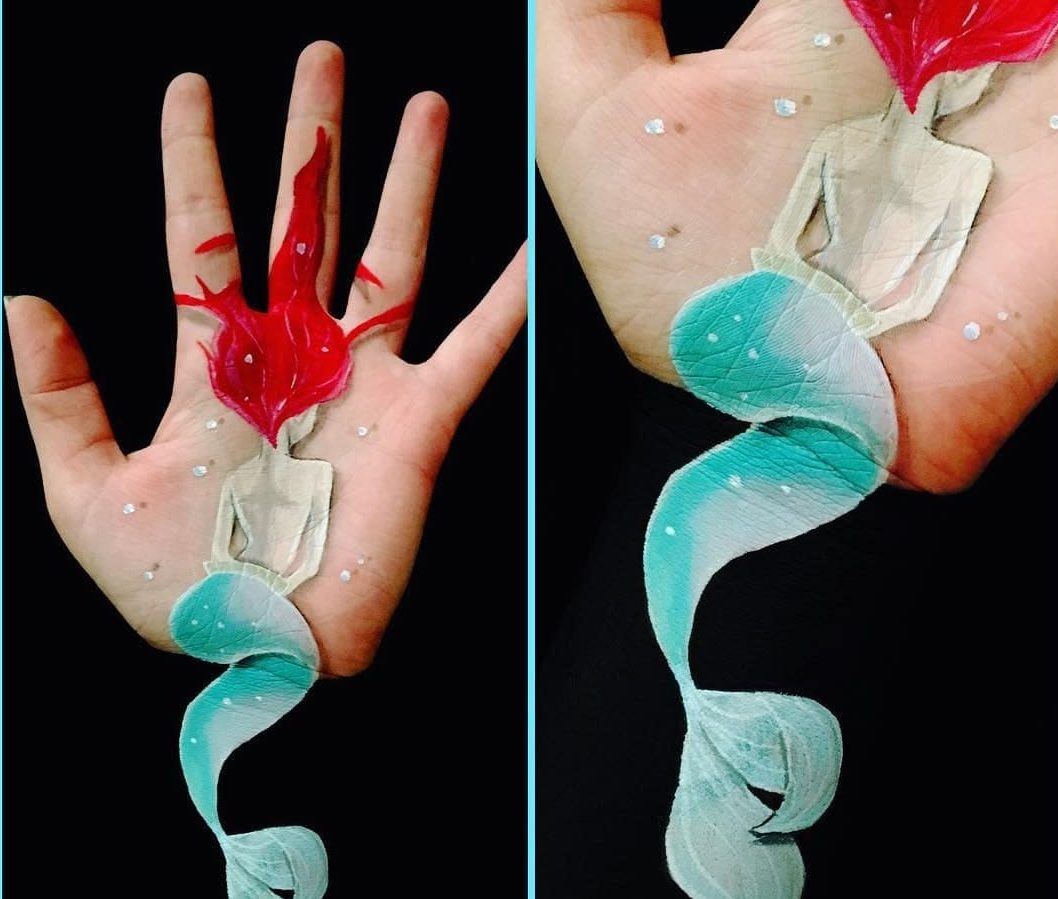 optical-illusions-body-art-awesome-arts-and-crafts-mermaid