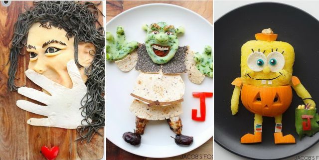 Мама кормит сына вкусными и полезными… «мультфильмами»!