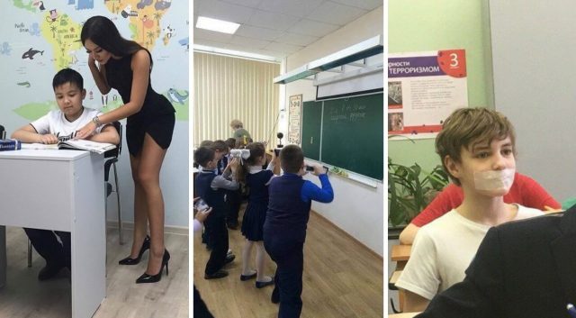 Прелести современного образования: 15 весёлых фото о школьной жизни
