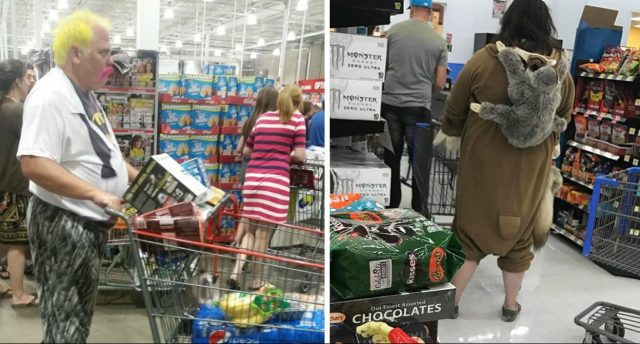 Встречай: сеть американских супермаркетов Walmart и их бесшабашные покупатели :)