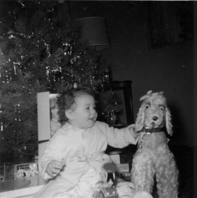 Lovely Vintage Photos of Babies with Their Christmas (4)