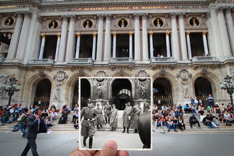 Что такое 100 лет? 20 самых ностальгических фото о том, как изменился Париж за столетие! :) рис 16