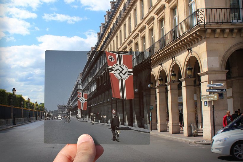 Что такое 100 лет? 20 самых ностальгических фото о том, как изменился Париж за столетие! :) рис 17