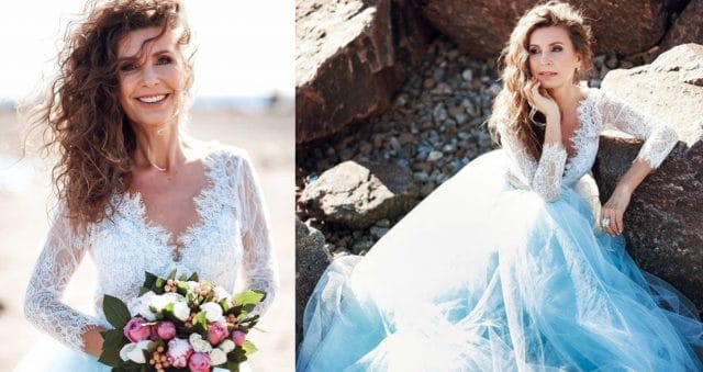 Белая сказка… В 60 лет самая элегантная невеста Санкт-Петербурга стала лицом свадебного бренда!
