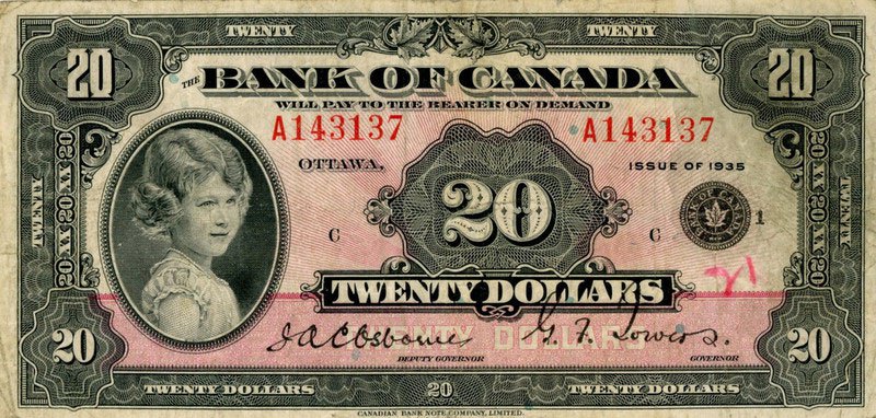 Наша Лиза хороша - не жалеем ей гроша! :) 15 самых разных банкнот с профилем королевы - от девочки до бабушки!