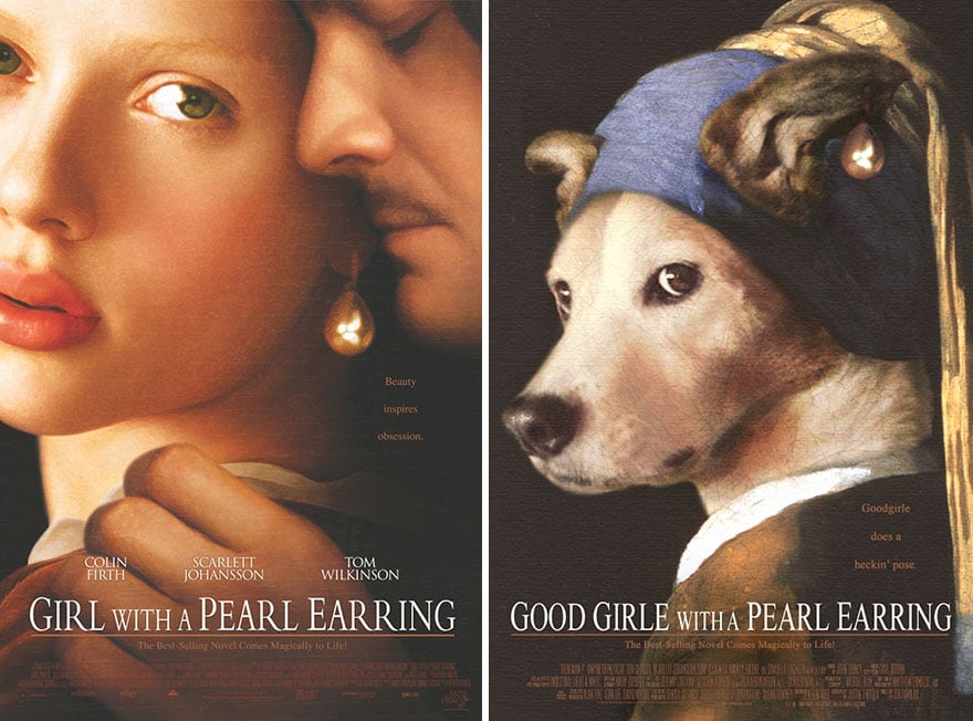 Пёс, который сыграл всех! :) 25 самых забавных постеров к фильмам, где собака заменила главных героев! ) рис 15