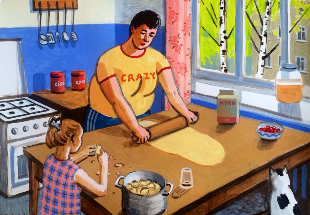 Назад в «Советское детство»! :) 22 самых ностальгических рисунка, которые вызовут у вас только тёплые воспоминания! рис 17
