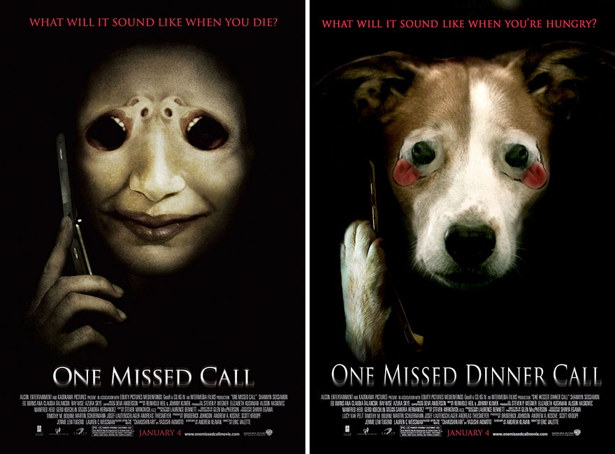 Пёс, который сыграл всех! :) 25 самых забавных постеров к фильмам, где собака заменила главных героев! ) рис 18