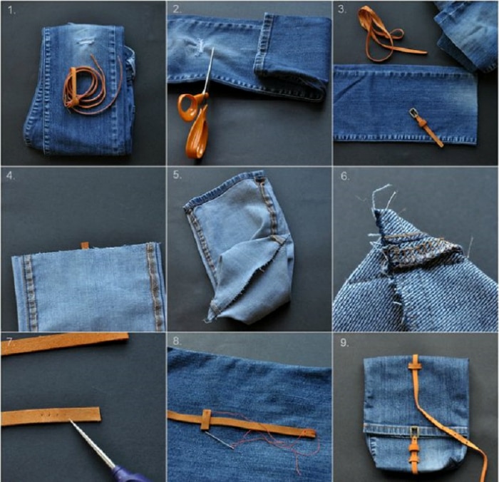 Дайте джинсам второй шанс! 19 + самых креативных идей - как превратить старьё в полезные вещи! )) рис 4
