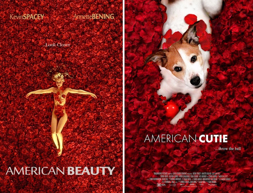 Пёс, который сыграл всех! :) 25 самых забавных постеров к фильмам, где собака заменила главных героев! ) рис 5