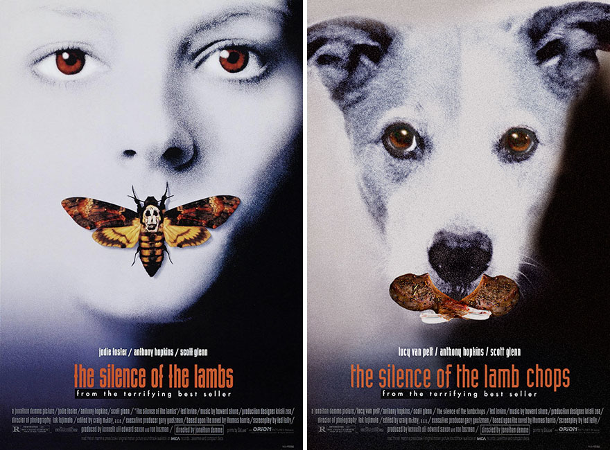 Пёс, который сыграл всех! :) 25 самых забавных постеров к фильмам, где собака заменила главных героев! ) рис 7