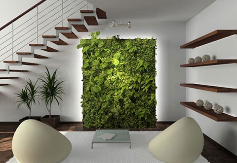Вертикальная флористика в доме: картина из цветов, зеленая стена или футуристический вазон? рис 18
