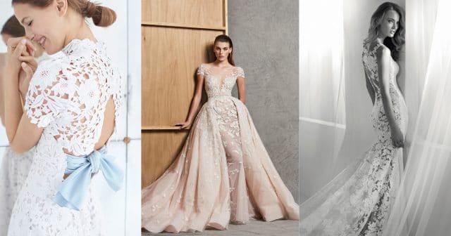 В чем пойти под венец?) Лучшие свадебные платья, представленные на Неделе моды!