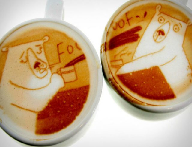 Вкусное искусство: биография латте-арта. Как делаются чудесные рисунки в чашечке кофе? рис 10