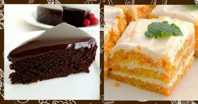 Овощи спрятались в торт! 4 фантастических рецепта – на удивление детей и гостей!)