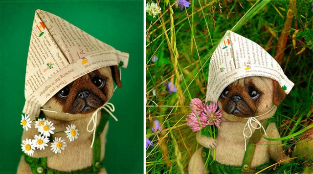Они живые! Собачки, которыми умиляются даже заядлые кошатники: российские мастерицы делают потрясающие фигурки для декора рис 11
