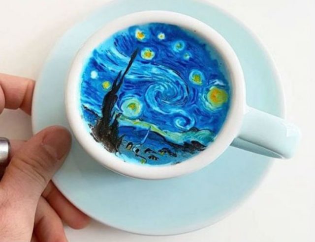 Вкусное искусство: биография латте-арта. Как делаются чудесные рисунки в чашечке кофе? рис 21