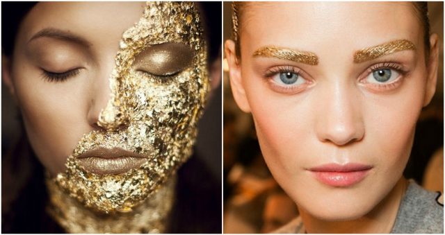 Золото ВЕЗДЕ!? Невероятный тренд в макияже для новогодних праздников!