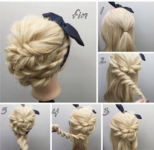 Easy-Tutorial-for-Rope-Braided-Updo-Hairstyles-2017
