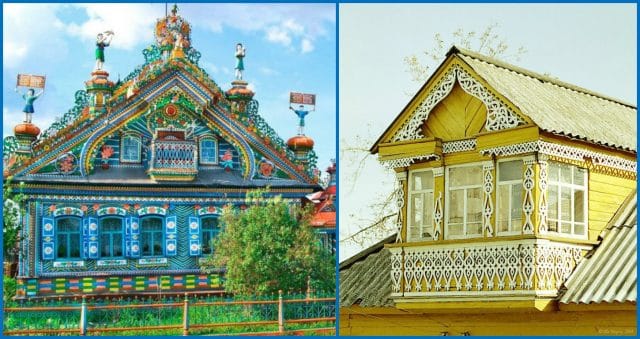 Настоящие произведения искусств! Русские резные дома, которые удивляют своей красотой и изяществом…