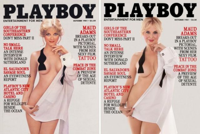 7 обложек Playboy, на которых появились одни и те же модели с разницей в 20 и более лет! рис 3