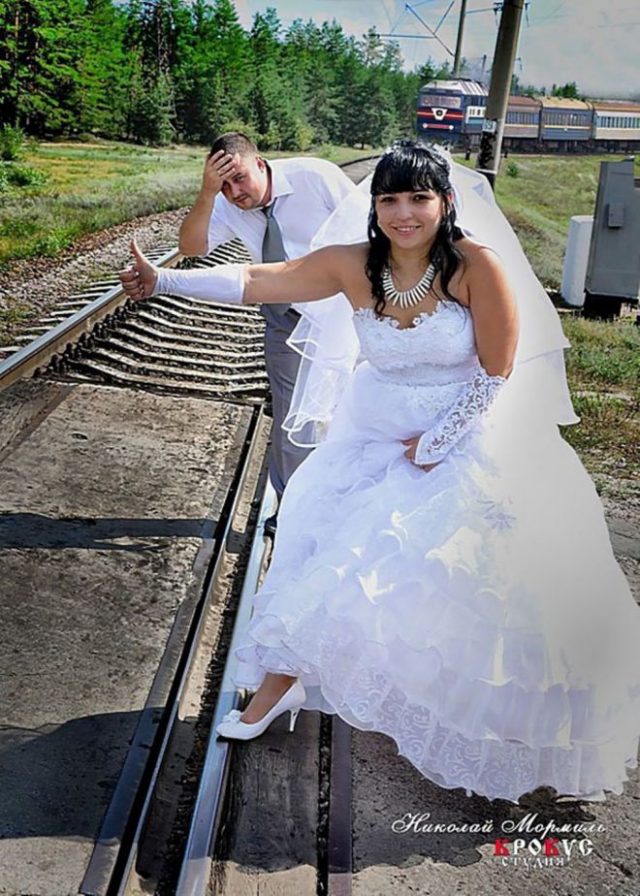 20 свадебных снимков, которое были сделаны ОЧЕНЬ «креативными» фотографами!) рис 12