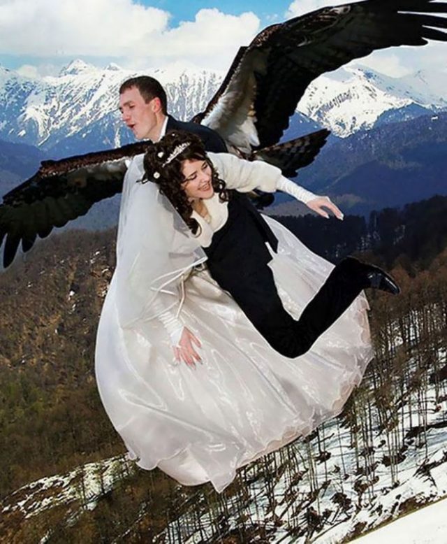 20 свадебных снимков, которое были сделаны ОЧЕНЬ «креативными» фотографами!) рис 18