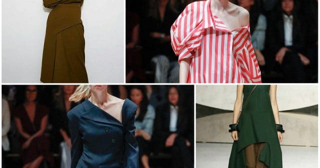 Спеши подобрать модный наряд: Асимметрия в коллекциях одежды 2018 года