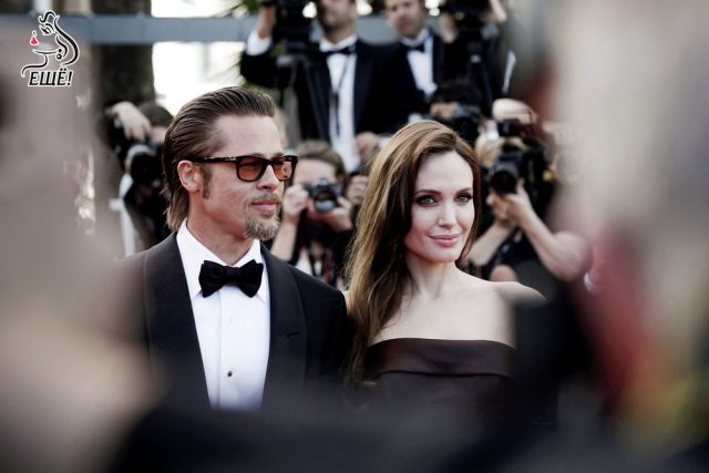 Анджелина Джоли и Бред Питт под прицелами камер