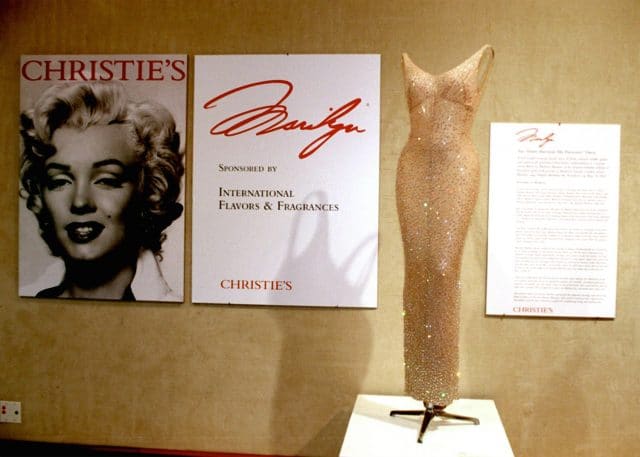 Платье Мэрилин Монро в музее