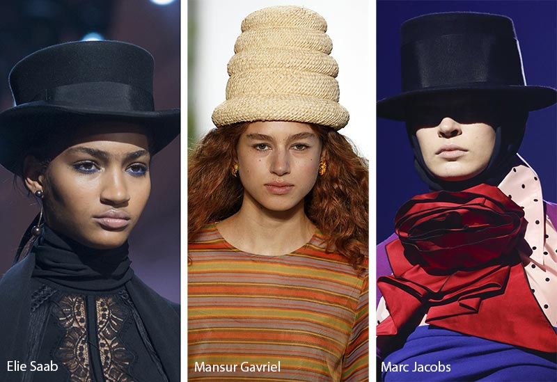 Модели в шляпах
