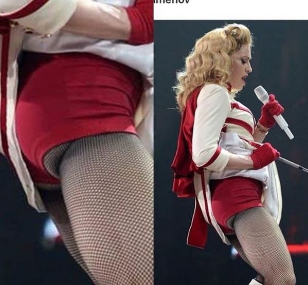 Мадонна носит накладные ягодицы