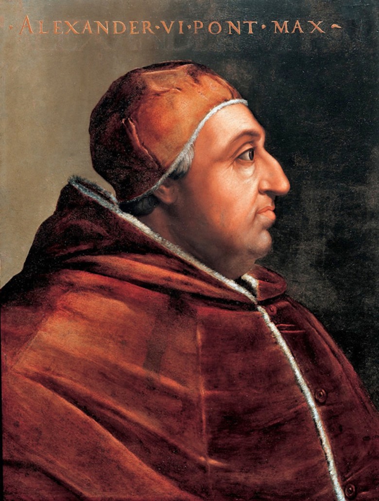 Прижизненный портрет папы Римского Александра VI