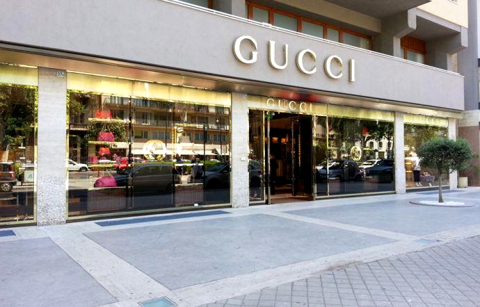 бутик Gucci в Палермо - вид с улицы