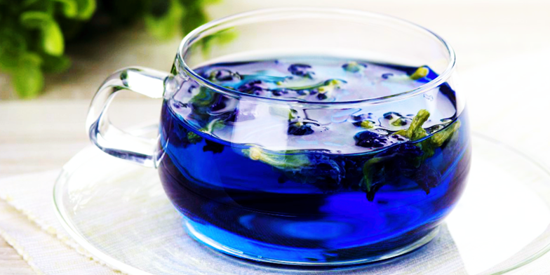 синий напиток