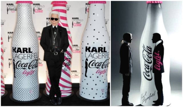 Карл Лагерфельд создал бутылку для Кока-Колы