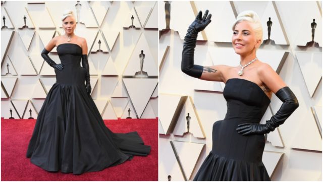 Леди Гага на красной дорожке Оскар