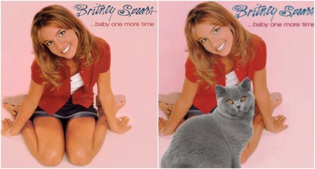 Обложка альбома Бритни Спирс на западе и на востоке