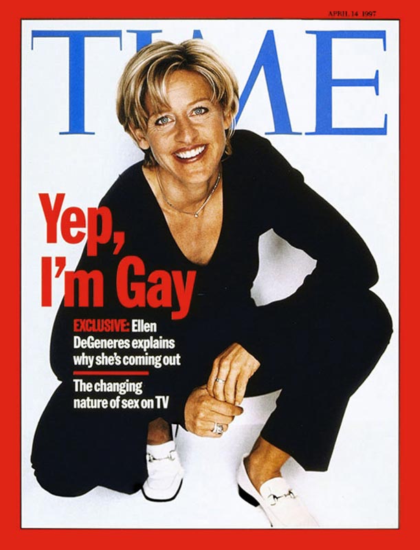 Эллен Дедженерес на обложке журнала