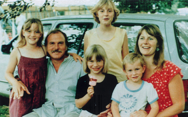 Кейт Уинслет с родителями, сестрами и братом