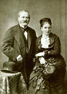 Густава Фаберже и его жена Шарлотта Юнгштедт