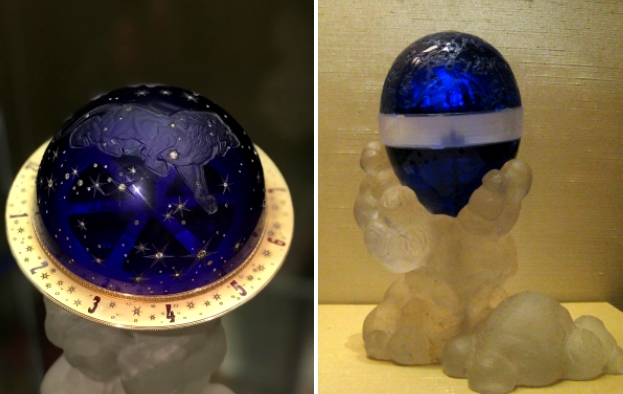 два претендента на оригинальное синее яйцо Фаберже “Созвездие” - фотомонтаж.