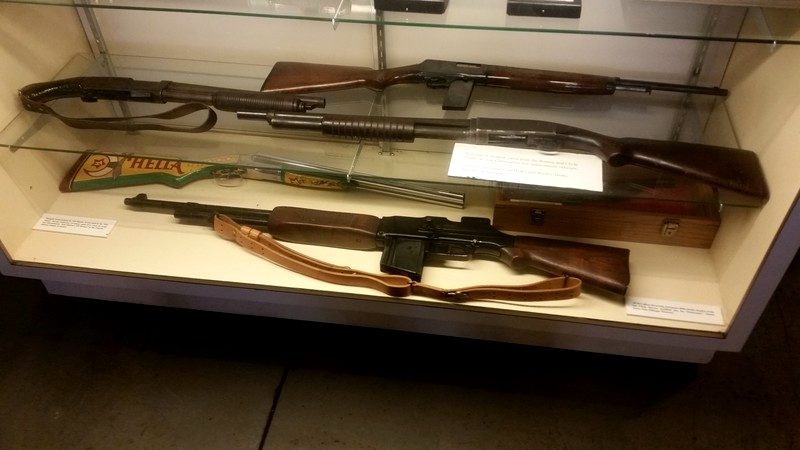 оружие гангстеров в музее
