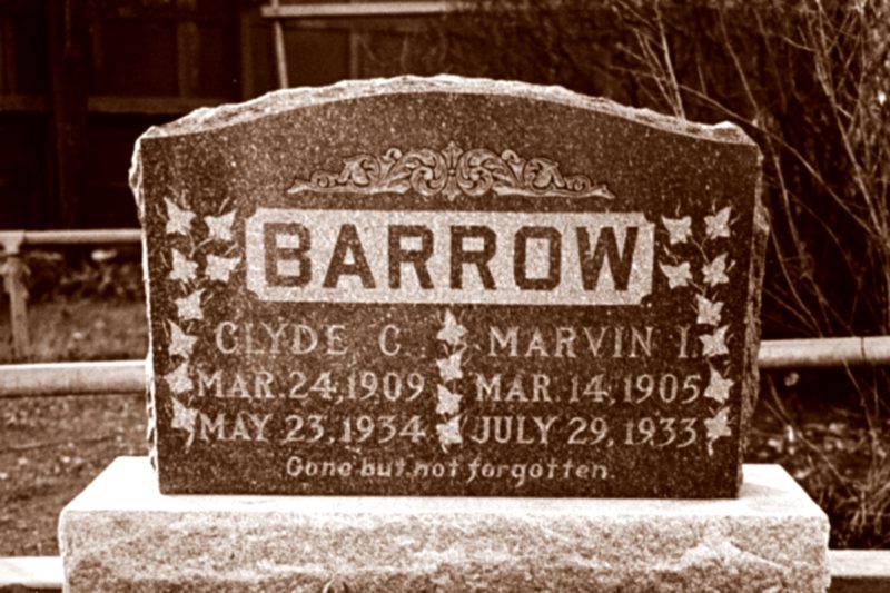 могила гангстера Барроу