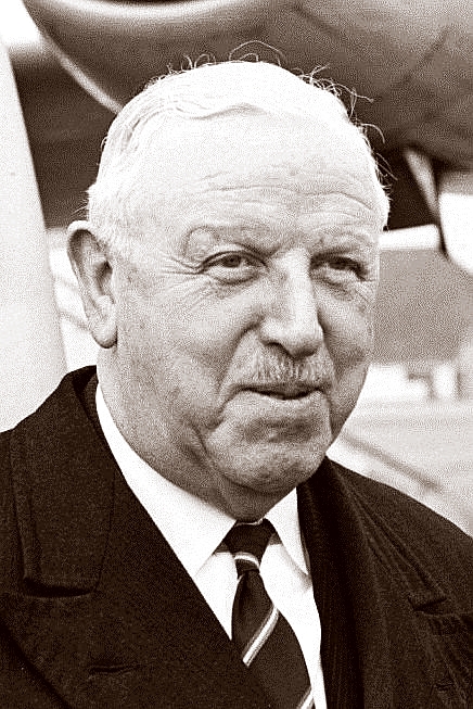 Президент ФИФА с 1961 по 1974 С. Роуз, ч/б фото